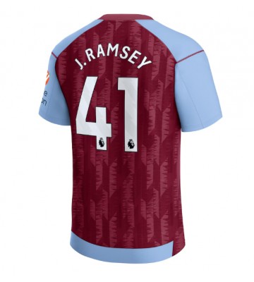 Aston Villa Jacob Ramsey #41 Hjemmebanetrøje 2023-24 Kort ærmer
